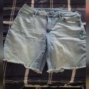 a.n.a Women's High Rise Denim Shorts